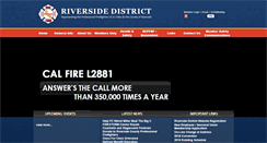 Desktop Screenshot of cdffirefighters-riverside.org